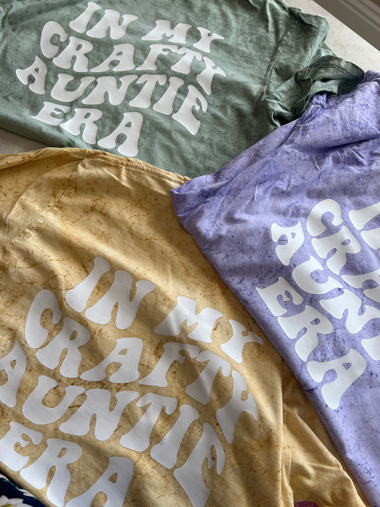 Crafty Auntie Era tshirt