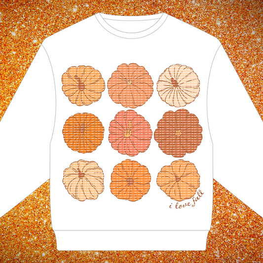 Pumpkin tshirt Transfer - ss