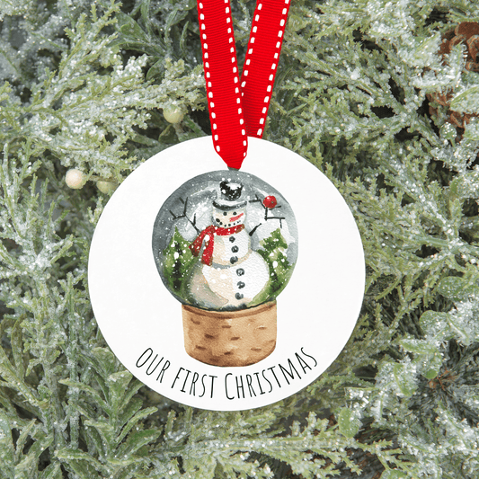 Our first home/family Custom Ornament