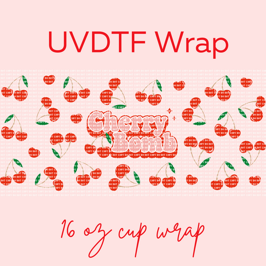 Cherry Bomb UVDTF Wrap