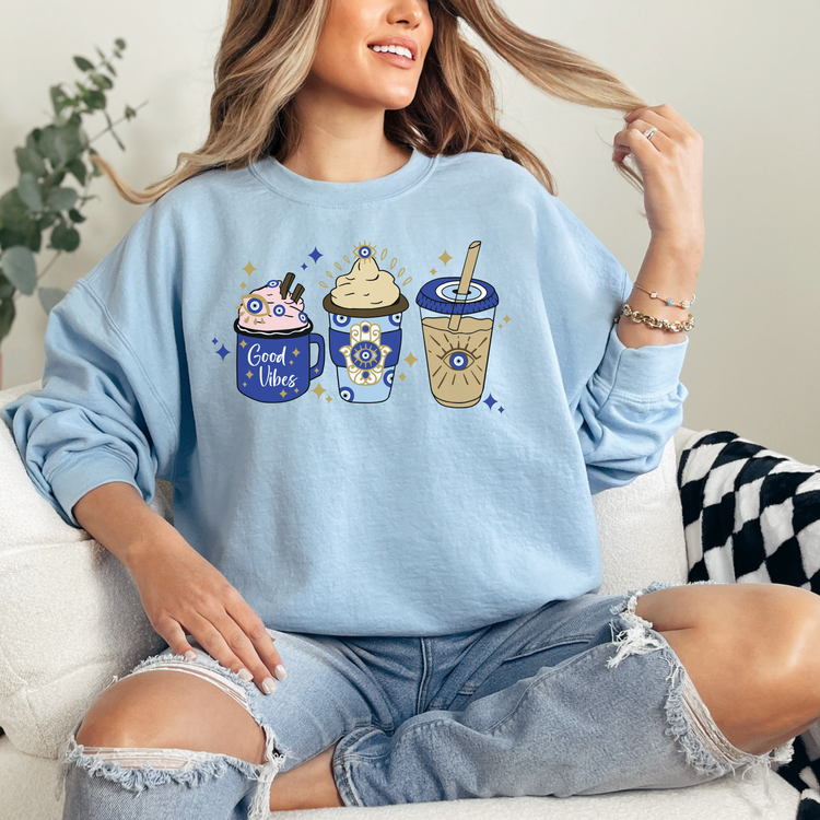 Evil Eye drinks crewneck