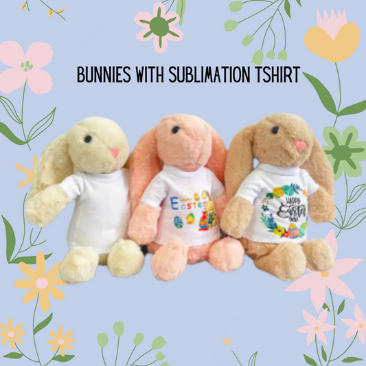 Custom Bunnies with Custom T-shirt