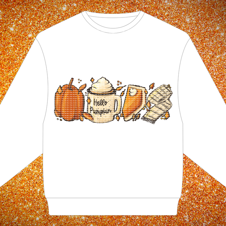 Hello pumpkin tshirt Transfer - ss