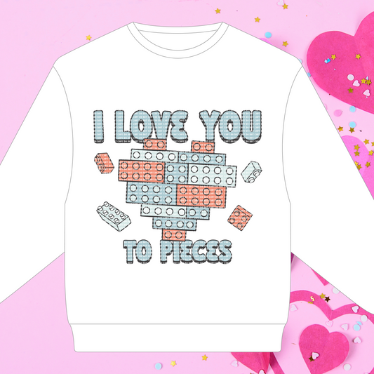 Love Pieces HTV Transfer