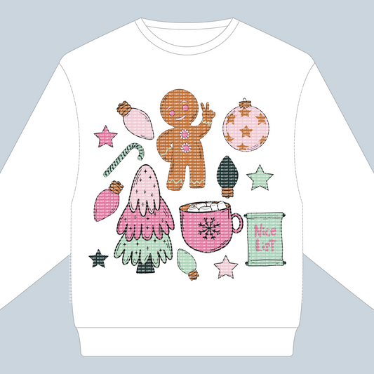 Christmas Doodle - HTV transfer