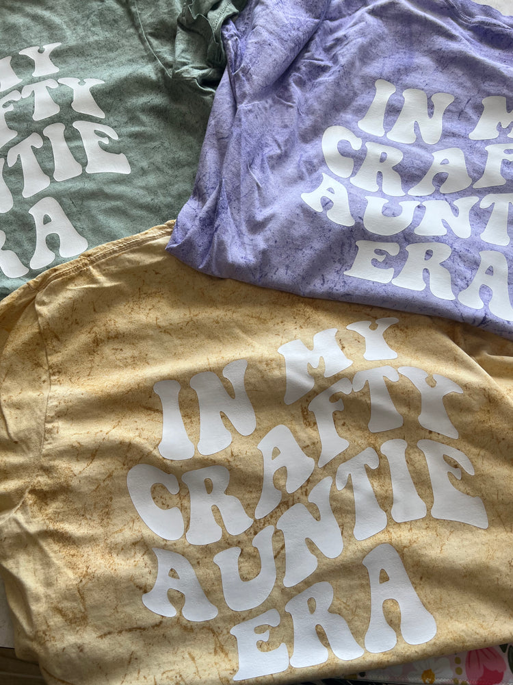 Crafty Auntie Era tshirt