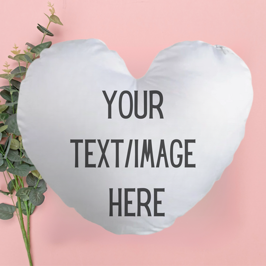 Custom Heart Pillow cover