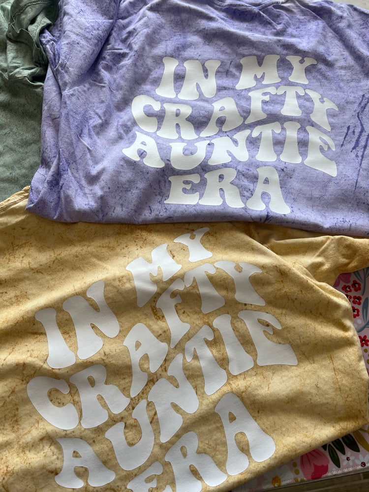 Crafty Auntie Era tshirt