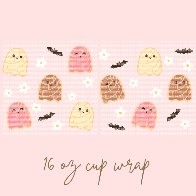 Ghost Conchas cup Wrap