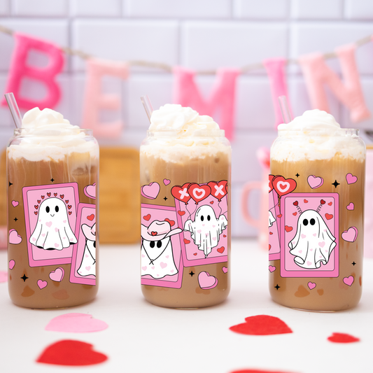 Ghost Pics 16 oz clear cup