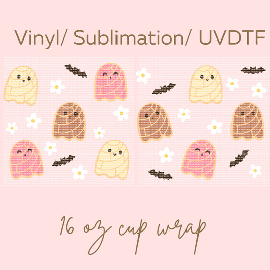 Ghost Conchas cup Wrap