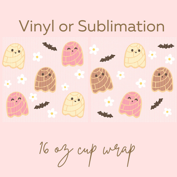 Ghost Conchas cup Wrap
