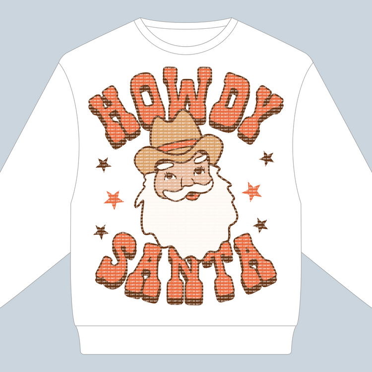Howdy Santa - HTV Transfers