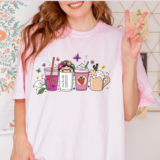 Pink drinks tshirt