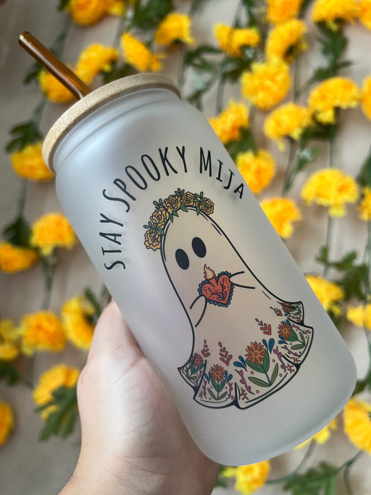 Stay spooky mija 16 oz cup