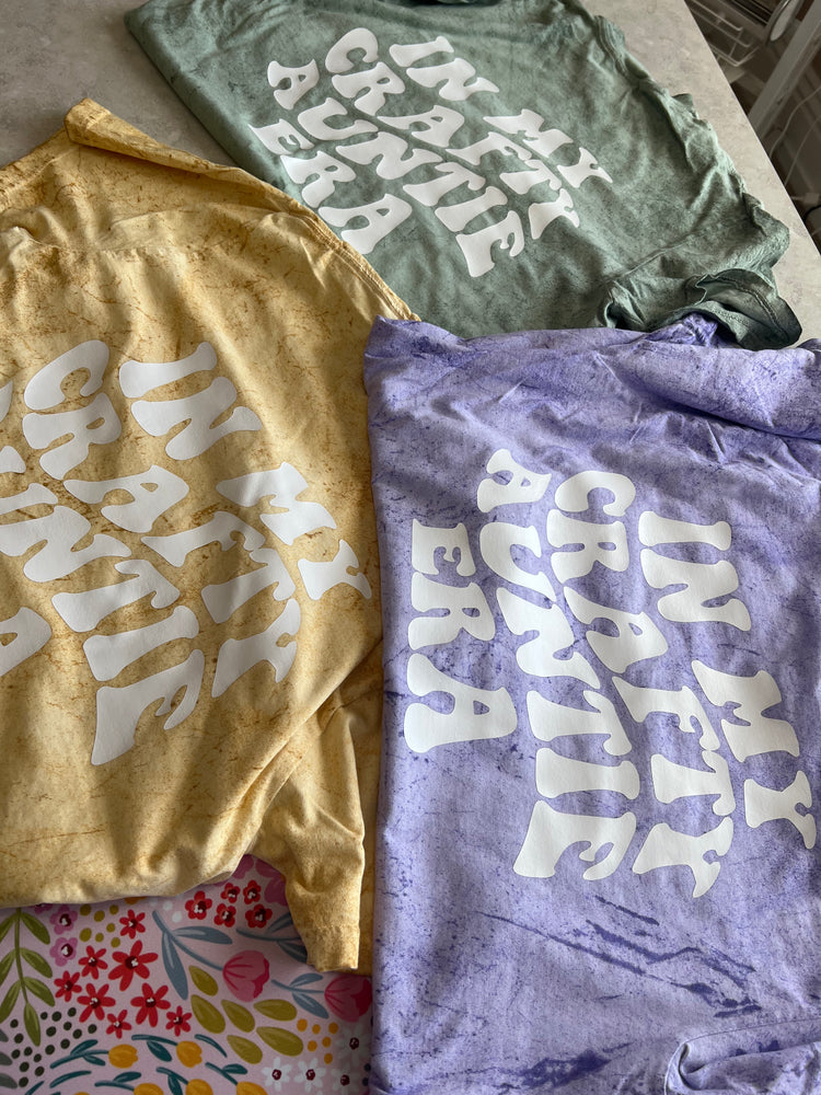 Crafty Auntie Era tshirt