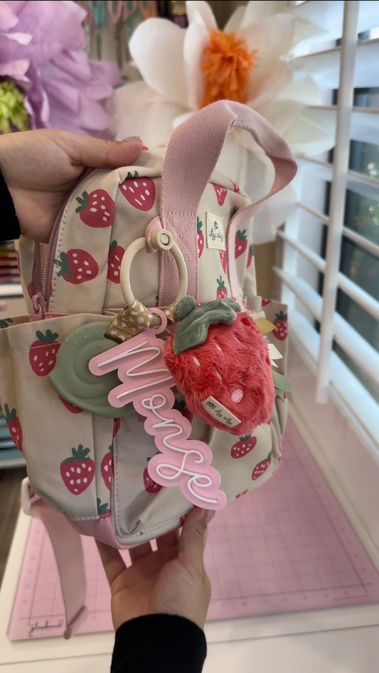 Custom Toddler Name Keychain