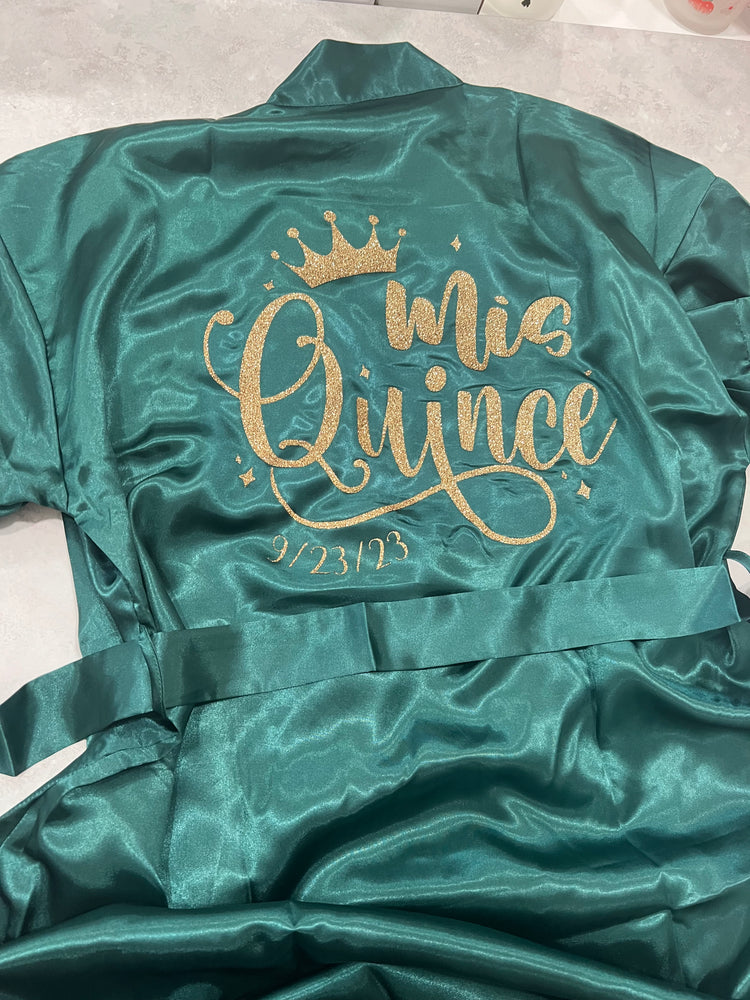 Custom Silk robe