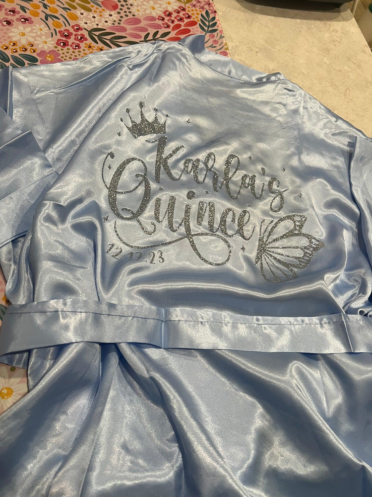 Custom Silk robe