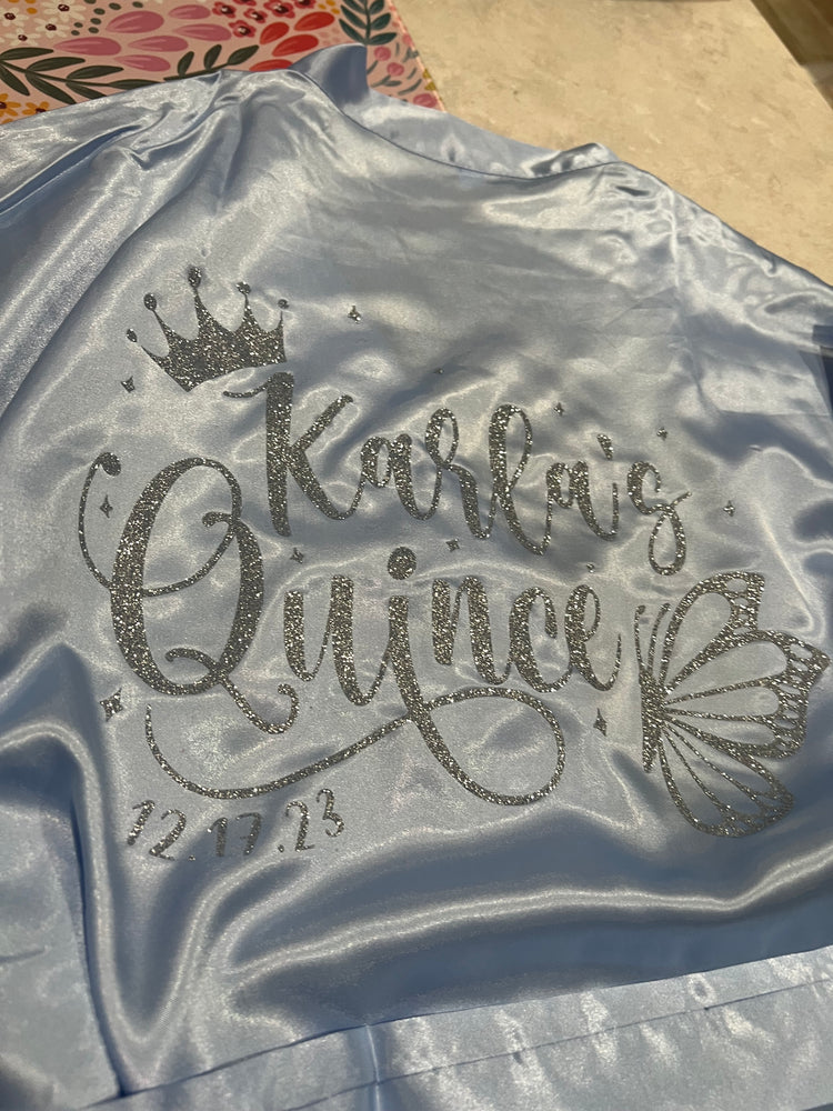 Custom Silk robe