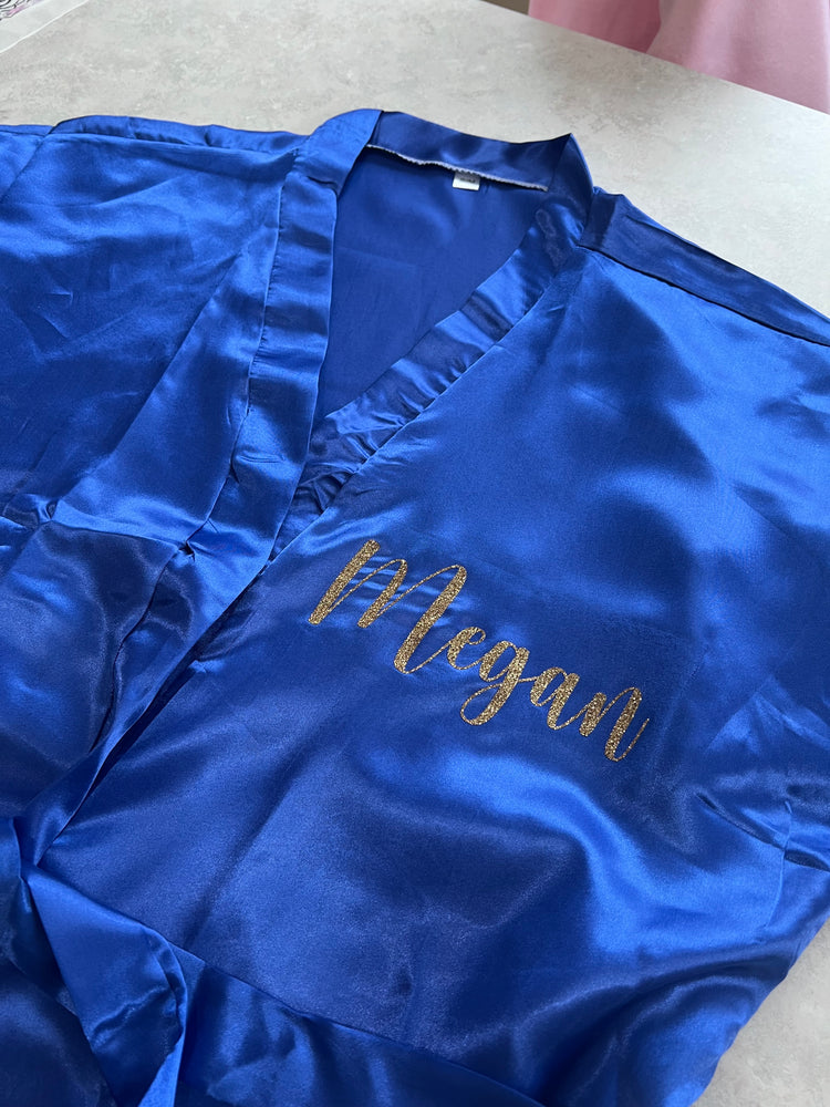 Custom Silk robe