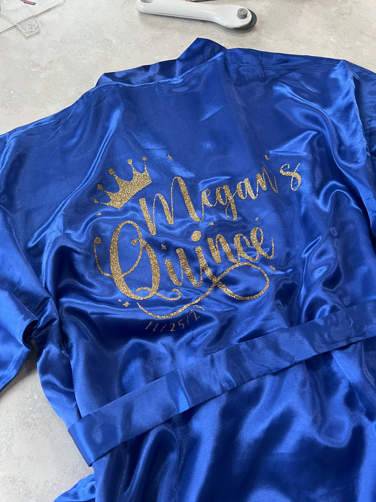 Custom Silk robe
