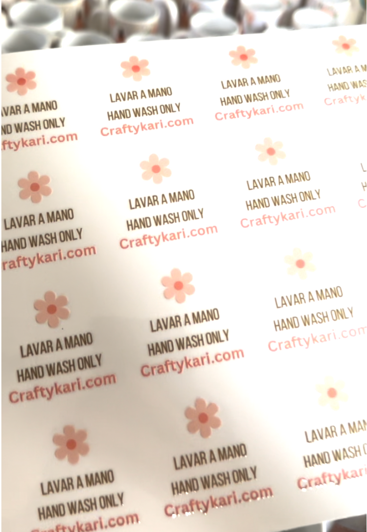 Custom Logo - UVDTF Transfer