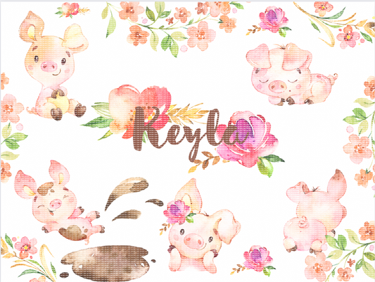 Spring Piggy Custom blanket