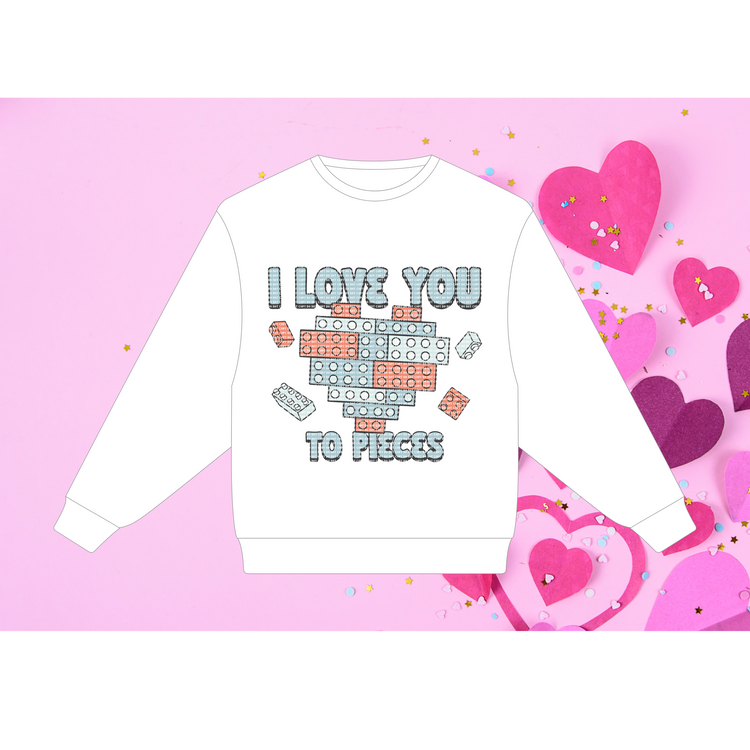 Love Pieces HTV Transfer
