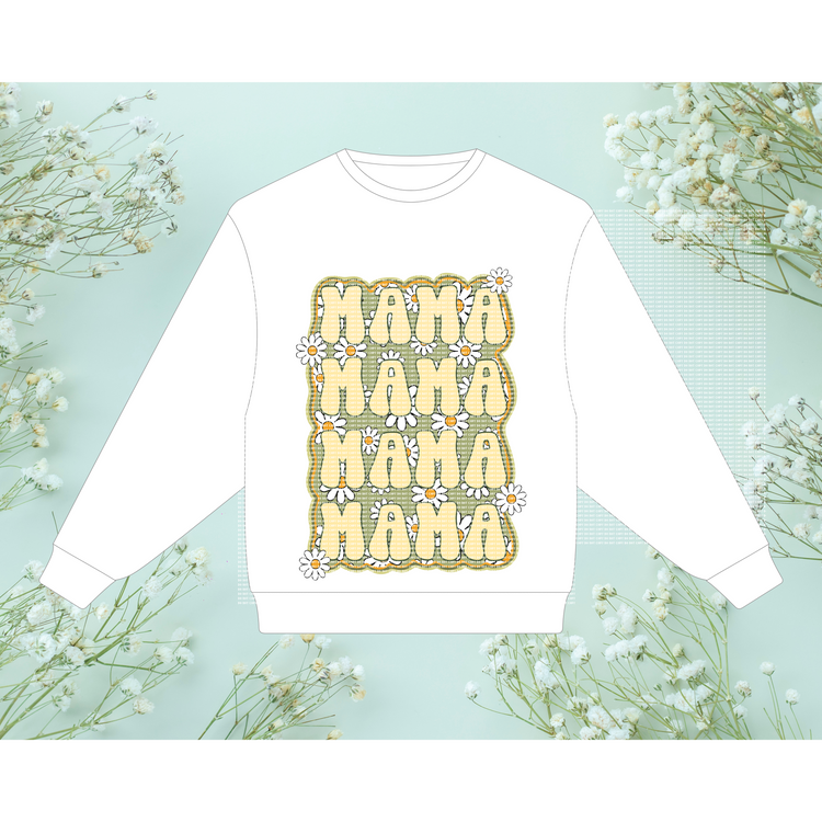 Green Daisy Mama - HTV Transfer
