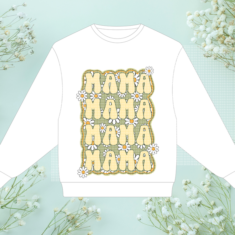 Green Daisy Mama - HTV Transfer