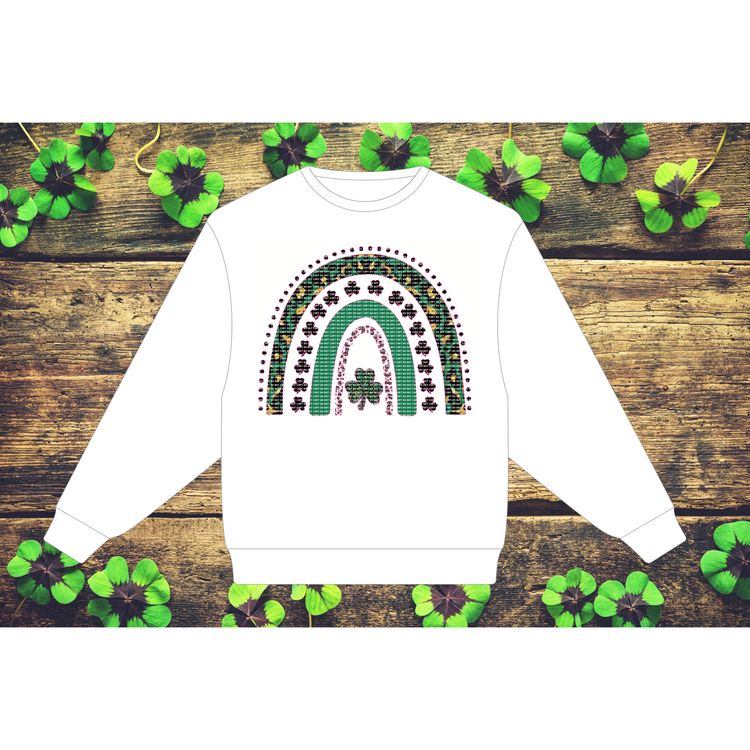 St. Patricks rainbow HTV Transfer