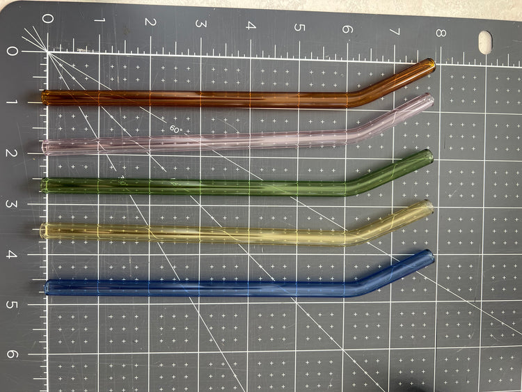 Color Glass Straws - WHOLESALE