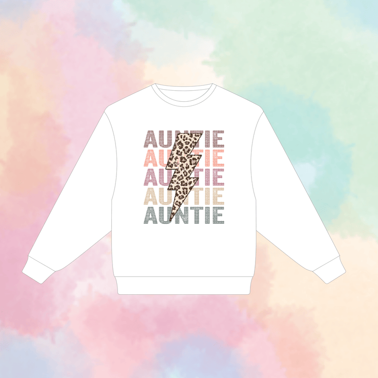 Auntie Leopard Bolt Transfer - MDT