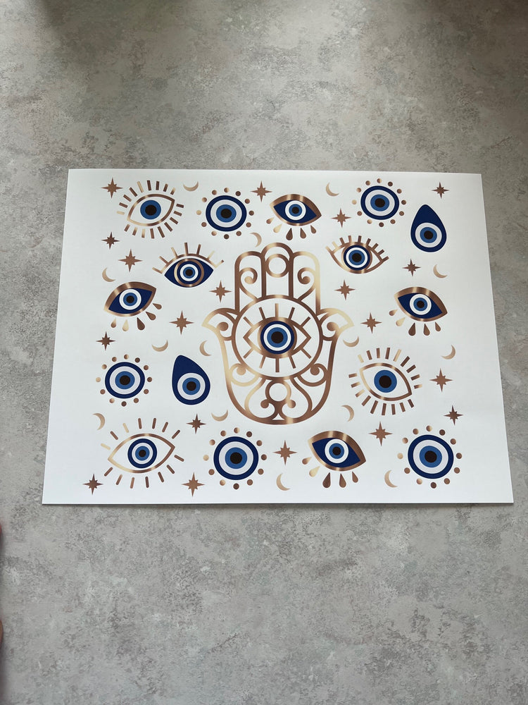 Evil eye - Sublimation Transfer