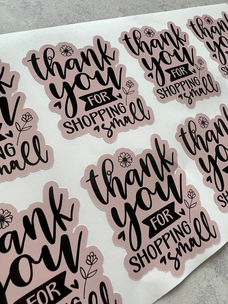 Thank you stickers