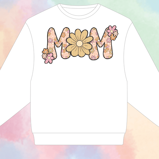 Mom Daisy Flower Transfer - MDT