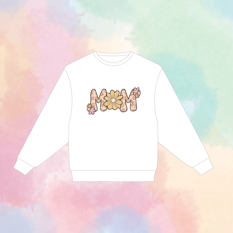 Mom Daisy Flower Transfer - MDT