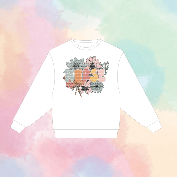 Nurse Flowers - HTV Transfer