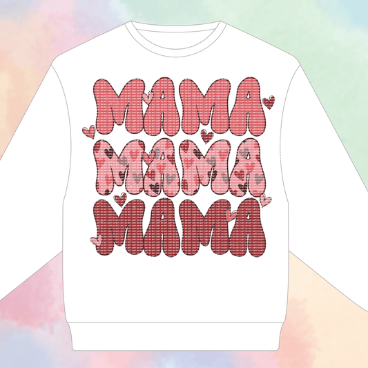 Pink Butterflies Mama Transfer - MDT