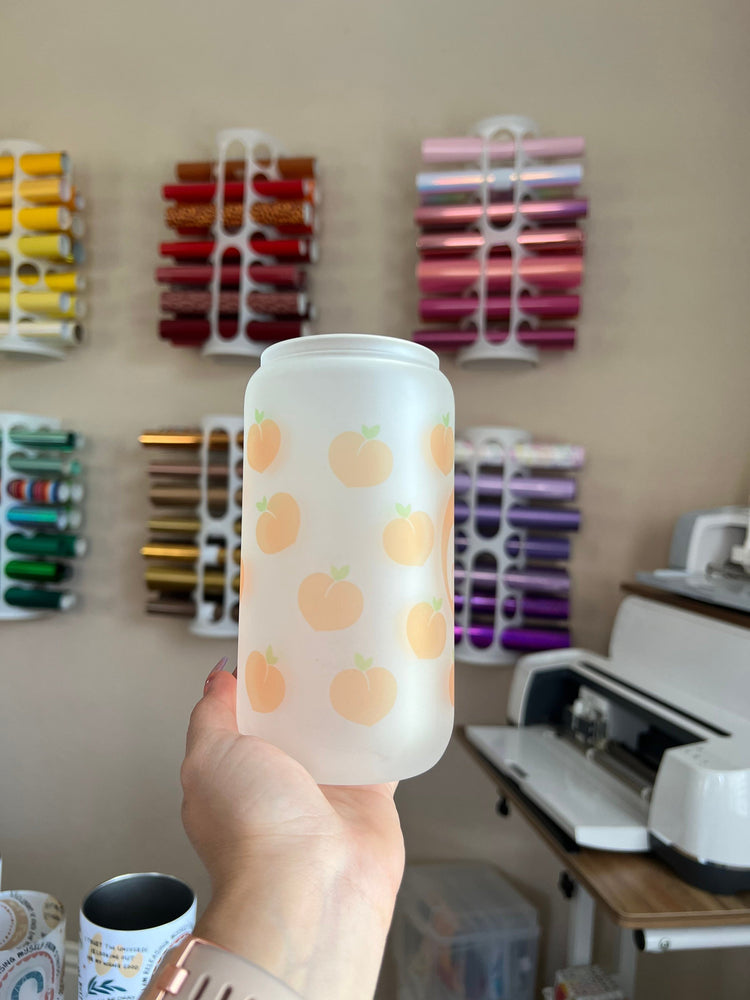 Peachy 16 oz Frosted Cup