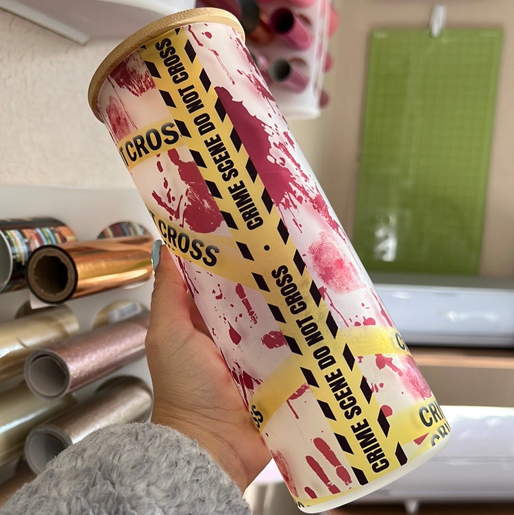 True crime 25 oz frosted Cup