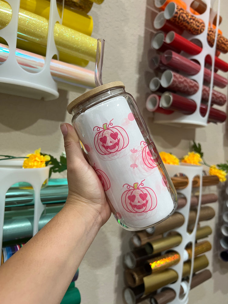 Pink pumpkin 16 oz F cup