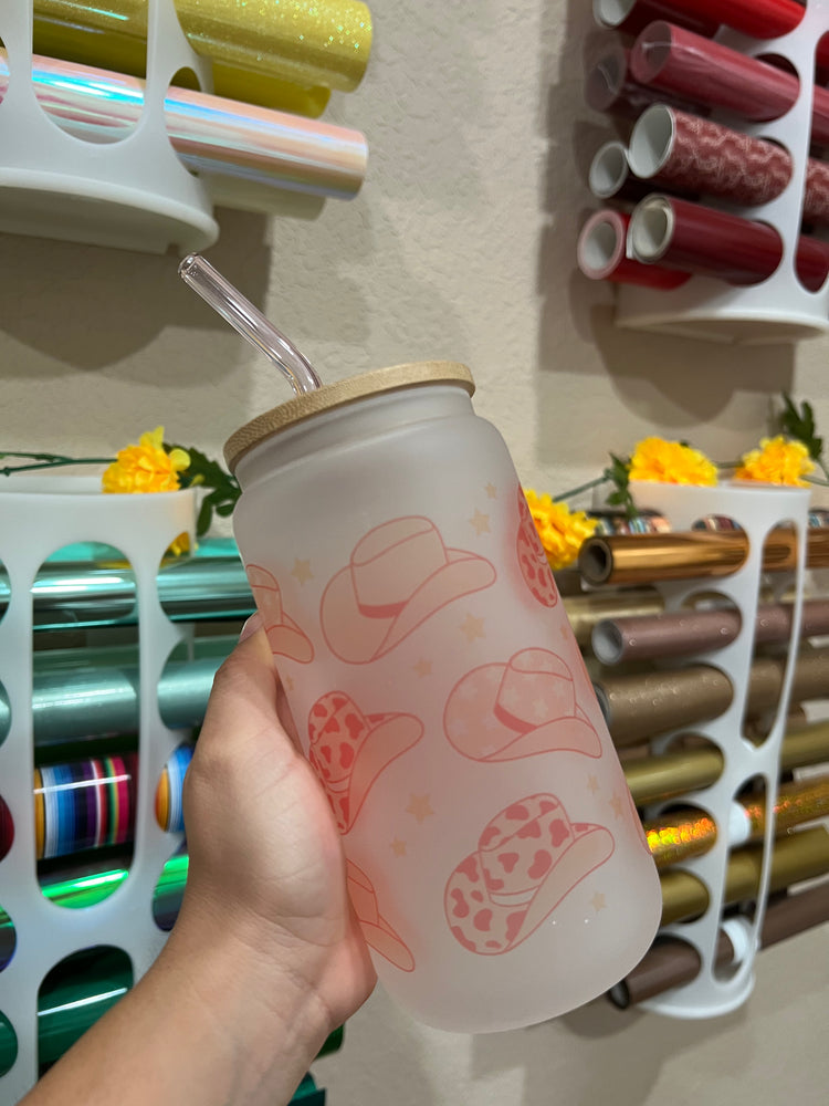 Pink hats 16 oz F cup