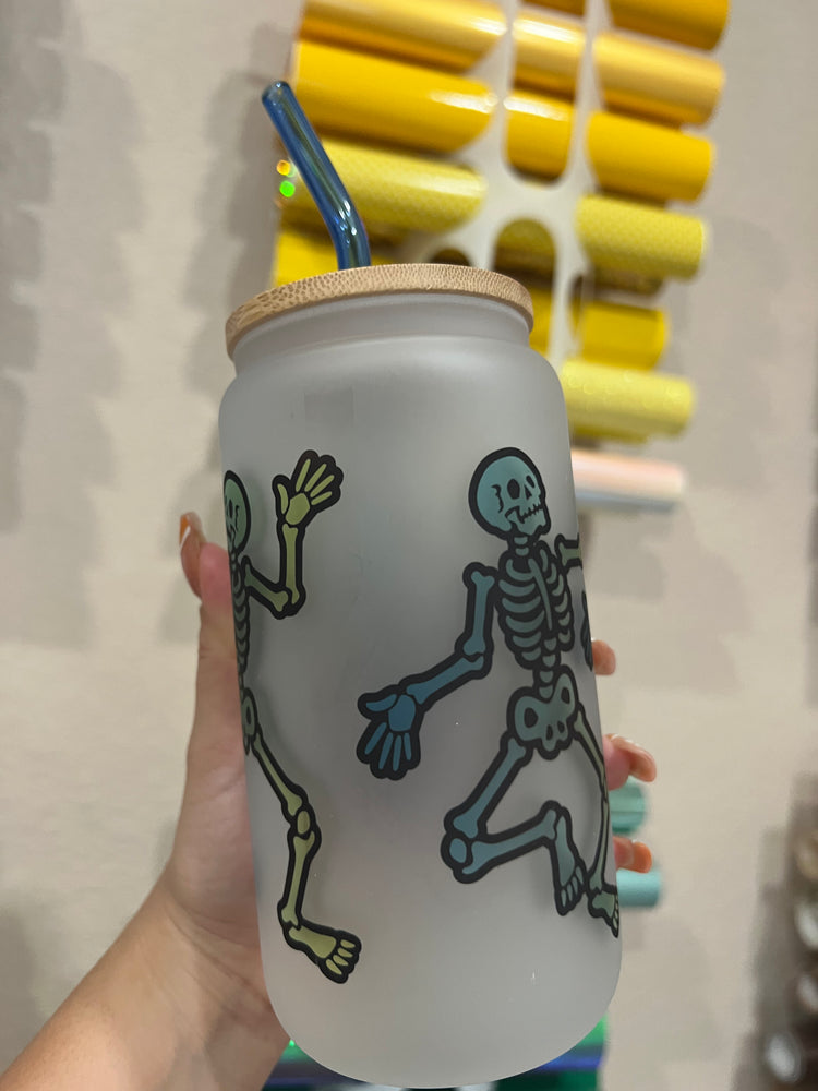 Blue skeletons cup