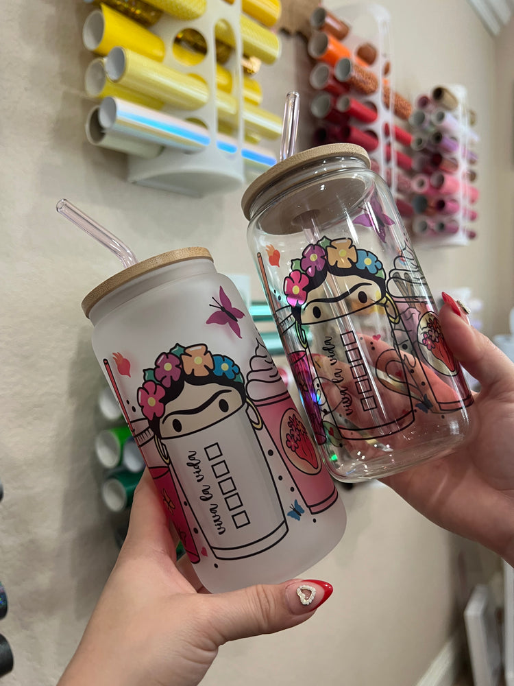 Frida drinks 16 oz cup