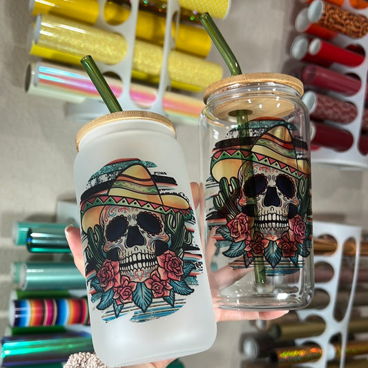 Hat calavera 16 oz cup