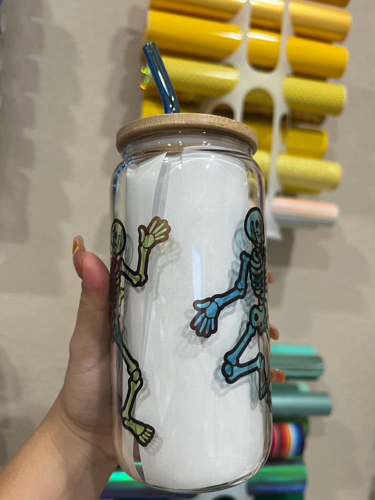 Blue skeletons cup