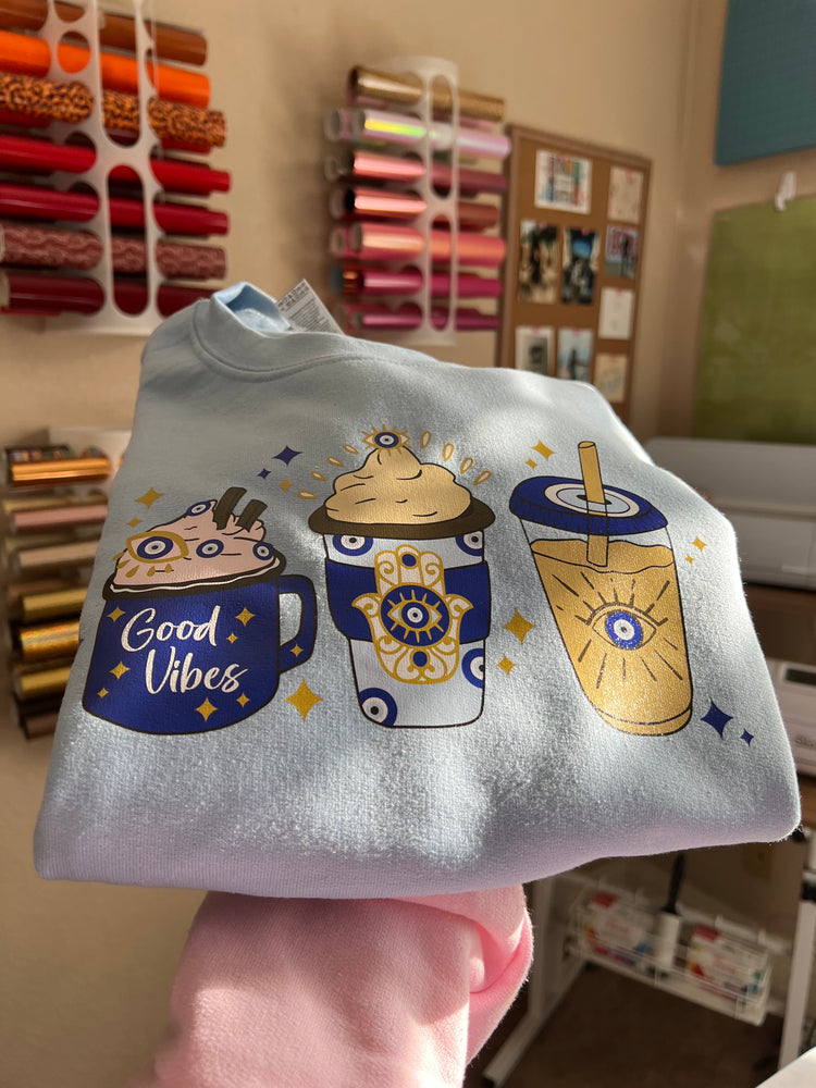 Evil Eye drinks crewneck