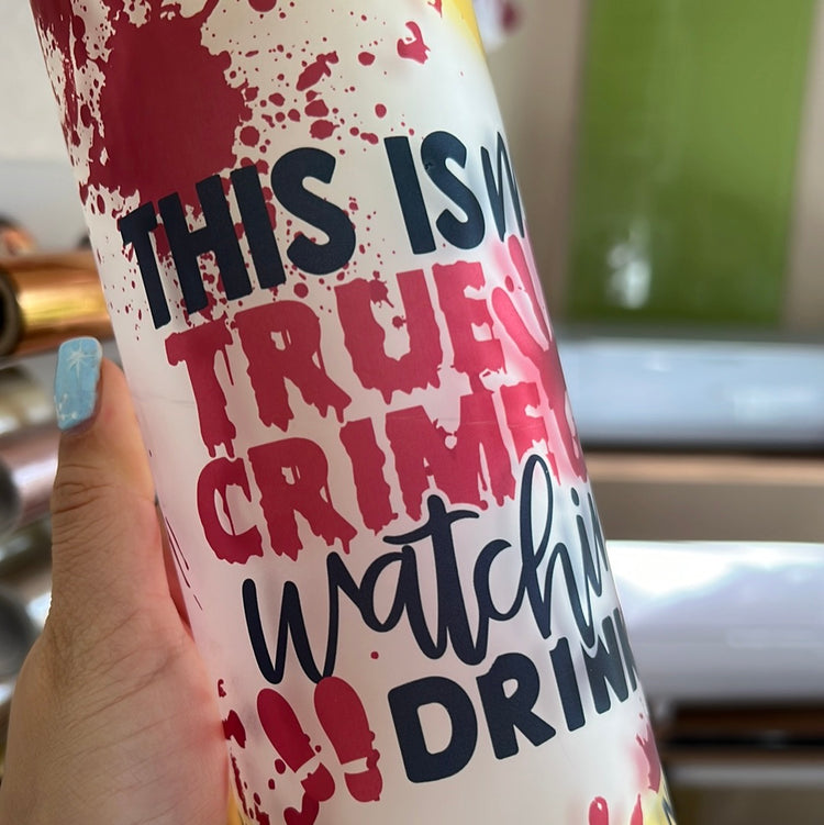 True crime 25 oz frosted Cup